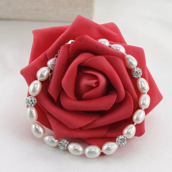 Genuine Freshwater CZ Jewelry Set - Picture 6 of 9